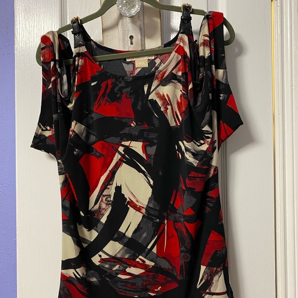 Michael Kors Buckle Straps (Tankish) Top